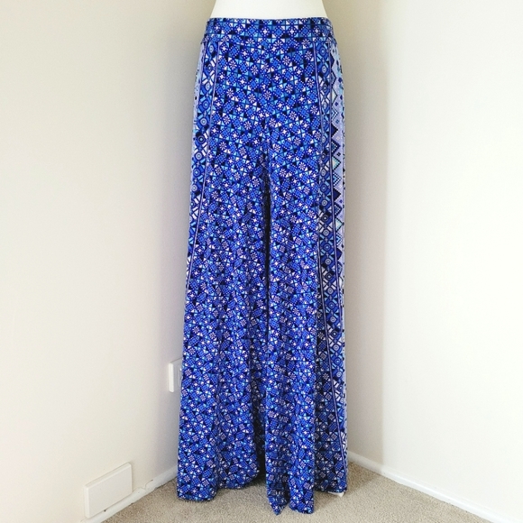 TIGERLILY Sz 12 Wide Leg Boho Pants - Picture 2 of 10